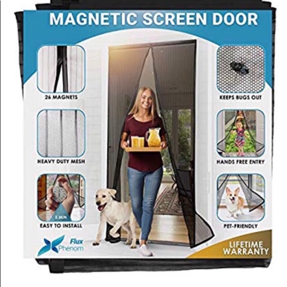 Homitt Magnetic Screen Door